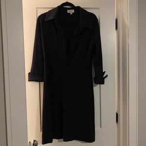 Amy Matt blue collard dress